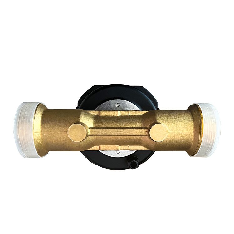 Brass tube ultrasonic water meter